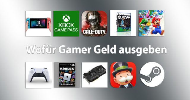 Konsolen, Zubehör, Spiele, In-App-Käufe: Wofür Gamer in Deutschland Geld ausgeben