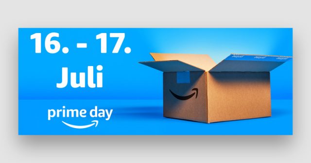 Am Amazon Prime Day 2024 (16. + 17.7.) senkt Amazon die Preise in vielen Produkt-Kategorien - Abbildung: Amazon Deutschland