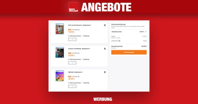 GW-Angebote-MMS-49-220724 Die aktuelle 3-Games-für-49-€-Aktion von MediaMarkt und Saturn gilt vom 22. Juli bis 12. August 2024.