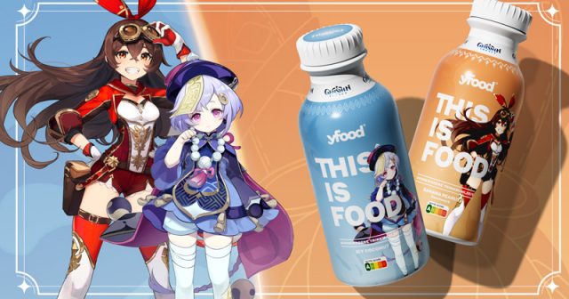 Yfood-Genshin-Impact-Hoyoverse-070824 Die YFood Genshin Impact-Edition wird in den Geschmacksrichtungen Banana Peanut und Icy Coconut angeboten (Abbildung: YFood Labs)