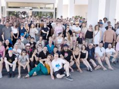 Home-Office-Report 2024: So arbeitet Deutschlands Spiele-Industrie (Update) Kampf dem Home-Office-Koller: 165 Gameforge-Beschäftigte - vom Praktikanten bis zum Top-Management - trafen sich 2024 zum 'Teamurlaub' auf Zypern (Foto: Gameforge)