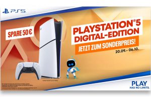 PlayStation 5-Aktion: Sony senkt Konsolen-Preise Im Herbst fallen nicht nur die Blätter, sondern auch die Preise: Sony senkt den PS5-Preis vorübergehend um 50 € (Abbildung: Sony Interactive)