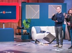 Holocafé: VR-Gaming-Franchise im vorläufigen Insolvenzverfahren Sebatian Kreutz und Oliver Eberlei präsentieren das Konzept von Holocafé in Die Höhle der Löwen (Foto: RTL / VOX / Bernd Michael Maurer)