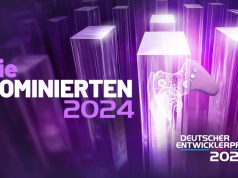 Deutscher Entwicklerpreis 2024 heute Abend: Livestream und Nominierungen (Update) Der Deutsche Entwicklerpreis 2024 wird am 3. Dezember 2024 in Köln verliehen (Abbildung: Games.NRW)