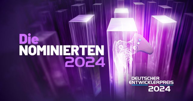 Der Deutsche Entwicklerpreis 2024 wird am 3. Dezember 2024 in Köln verliehen (Abbildung: Games.NRW)