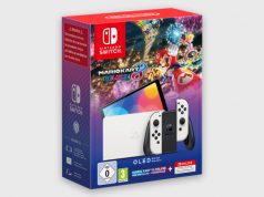 Nintendo bringt Switch OLED-Bundle inklusive Mario Kart 8 Deluxe Ab Weihnachten 2024 im Handel: das Nintendo Switch OLED-Bundle mit Mario Kart 8 Deluxe (Abbildung: Nintendo)