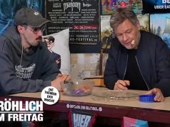 Habeck bei Hänno: Neues vom Obertwitcher (Fröhlich am Freitag) Szene aus dem "Fliesentisch-Gespräch" zwischen Maximilian Knabe (HandOfBlood) und Robert Habeck (Grüne)