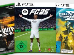 Deutscher Games-Markt 2024 schrumpft um 6 Prozent Die drei meistverkauften Games-Neuheiten 2024 in Deutschland: EA Sports FC 25, Call of Duty Black Ops 6 und Helldivers 2 (Abbildungen: Activision, EA, Sony)