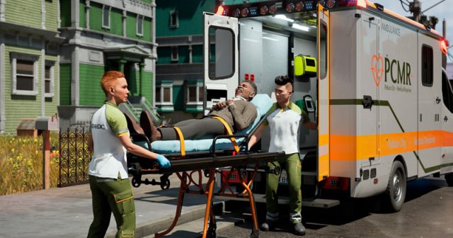 Szene aus Ambulance Life: Paramedic Simulator (Abbildung: Aesir Interactive)