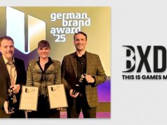 German Brand Award 2025: Doppelsieg für BXDXO und Bethesda Marcel Jung (Director Marketing & Communications bei Bethesda) und Freyja Melhorn sowie Stefan Dettmering von BXDXO beim German Brand Award 2025 (Foto: BXDXO GmbH)