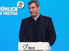 Wird Söder doch noch zum Gamechanger? (Fröhlich am Freitag) Bayerns Ministerpräsident Markus Söder (CSU) beim Deutschen Computerspielpreis 2024 in München (Foto: Sebastian Reuter / Getty Images for Marchsreiter Communications)