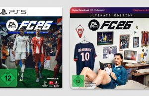 Spiele-Verkaufszahlen 2025: EA Sports FC 26 startet mit 600.000 Stück Jude Bellingam, Jamal Musiala und Zlatan Ibrahimovic sind die Testimonials für EA Sports FC 26 (Abbildungen: Electronic Arts)