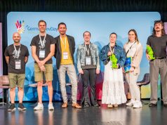 German Dev Days 2025: Veranstalter begrüßen 1.100 Teilnehmer Die Preisträger des GDD Indie Award 2025 - links: Rouven Schumacher, der mit Mindlock: The Apartment das 'Beste Spiel' ablieferte (Foto: Assemble Entertainment)