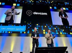 Devcom 2025 meldet Besucherrekord und bekommt neuen Namen Begrüßung zur Devcom 2025: Stephan Reichart (Game Events) und Lars Janssen (Game-Verband) - Foto: GamesWirtschaft / Petra Fröhlich