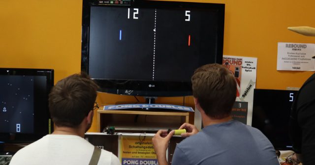Die Retro Area auf der Gamescom zeigt Exponate aus sechs Jahrzehnten (Foto: GamesWirtschaft)