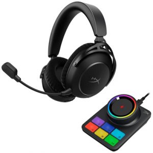 Das HyperX Cloud Alpha 2 Wireless Gaming-Headset wird mit einer RGB-Basisstation ausgeliefert.