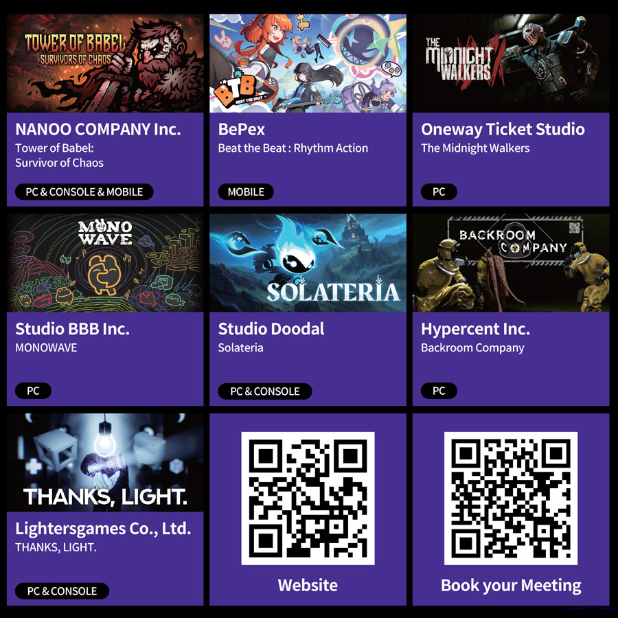 Korea Pavilion: Visit us at gamescom 2025