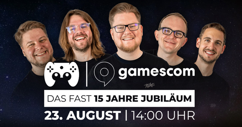 Am Gamescom-Samstag steht PietSmiet auf der Bühne der Event Arena - live dabei sind über 4.000 Fans (Abbildung: PietSmiet UG)