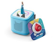 Tonieplay: Toniebox 2 setzt auf Games Tonieplay in der Praxis: Der Tonies Play Controller wird einfach anstelle der Tonie-Figur auf die Toniebox 2 aufgelegt (Abbildung: Boxine GmbH)