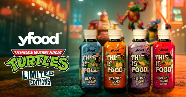 Parallel zur Gamescom 2025 ist die Ninja Turtles Limited Edition von Yfood auch im Einzelhandel erhältlich (Abbildung: Yfood Labs)