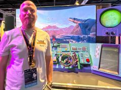 Tristram: Games-Förderung für Bippinbits Bippinbits-Chef René Habermann am PVKK-Stand auf der Gamescom 2025 (Foto: GamesWirtschaft)