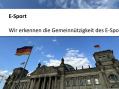E-Sport-Gemeinnützigkeit: Grünes Licht vom Bundeskabinett (Update + Reaktionen) "Wir erkennen die Gemeinnützigkeit des E-Sports an" - der Koalitionsvertrag von CDU, CSU und SPD lässt an Klarheit wenig zu wünschen übrig. Jahrelanger Streit um die konkrete Ausgestaltung verhinderte die Umsetzung (Foto: GamesWirtschaft)