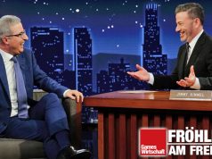 Eine Zensur findet nicht statt (Fröhlich am Freitag) Late-Night-Talker Jimmy Kimmel mit seinem HBO-Kollegen John Oliver (Foto: Disney / Randy Holmes)