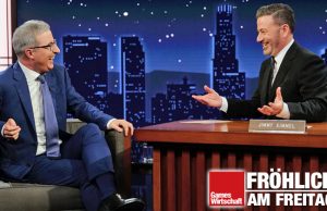 Eine Zensur findet nicht statt (Fröhlich am Freitag) Late-Night-Talker Jimmy Kimmel mit seinem HBO-Kollegen John Oliver (Foto: Disney / Randy Holmes)