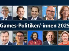 Die wichtigsten Games-Politiker und -Politikerinnen in Deutschland 2025 Diese Damen und Herren haben den größten Einfluss auf die Games-Politik in Deutschland - von links oben: Wolfram Weimer, Lars Klingbeil, Nathanael Liminski, Fabian Mehring, Karin Prien, Markus Söder, Joachim Ebmeyer, Dorothee Bär, Carsten Brosda und Franziska Giffey (Fotos: BKM / Kay Henschelmann, SPD / MK, SPD-Fraktion Berlin, Bayerische Staatskanzlei, Frank Peter, Land NRW / Ralph Sondermann, Hermandez für Behörde für Kultur und Medien, Koelnmesse / Uwe Weiser, GamesWirtschaft / Petra Fröhlich)