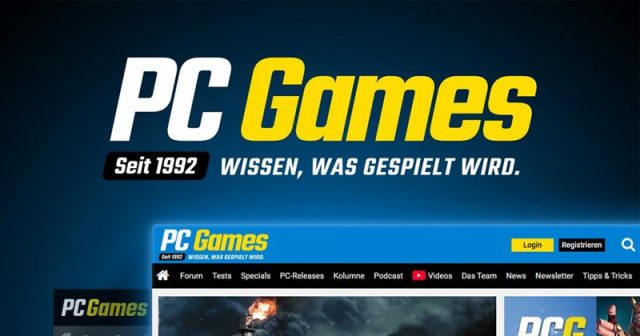 Typografie, Farben und Slogan der 'neuen' PC Games sind an das ursprüngliche Logo angelehnt (Abbildung: Computec Media)