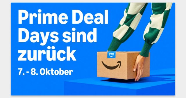 Termin für die diesjährigen Prime Deal Days: 7. und 8. Oktober 2025 (Abbildung: Amazon Presse)