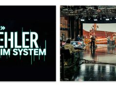 Fehler im System: SWR testet ‚Virtual Production‘ mit Beans Entertainment Das Pen & Paper-System 'Fehler im System' entsteht live vor einer virtuellen Kulisse (Foto: SWR / Christian Koch)