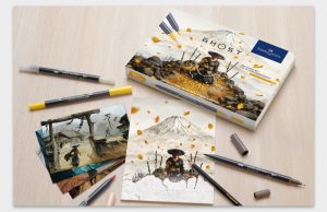 Ghost of Yōtei Creator Kit: Faber-Castell kooperiert mit Sony PlayStation Faber-Castell und Sony PlayStation bringen ein Ghost of Yotei Creator Kit auf den Markt (Abbildung: Sony Interactive Deutschland)