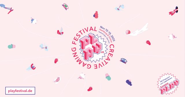 Termin für das PLAY Creative Gaming Festival 2025 in Hamburg: 12. bis 15. November.