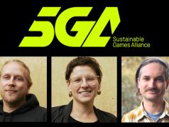 SGA baut Nachhaltigkeits-Standard für die Games-Industrie Das Team der Substainable Games Alliance: Jiri Kupiainen (Co-Gründer), Maria Wagner (Co-Gründerin und Geschäftsführerin) und Dr. Ben Abraham (Standard und Research Lead) - Fotos: SGA