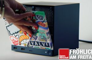 Steam Machine: Einfach mal machen (Fröhlich am Freitag) Die Front der Steam Machine lässt sich austauschen und individuell gestalten (Abbildung: Valve)