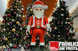 O du Künstliche (Fröhlich am Freitag) Wenn echtes Plastik auf echtes Plastik trifft, entsteht echte Weihnachts-Stimmung (Foto: GamesWirtschaft)