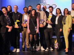 Game Award Saar 2025: Mindlock ist ‚Bestes Spiel‘ Gewinner und Laudatoren beim Game Award 2025 - Foto: MWIDE / C.S.