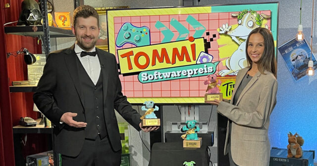 Das KiKA-Format 'Team Timster' übernimmt die Bekanntgabe der Sieger beim Kindersoftwarepreis Tommi 2025 (Foto: KiKA)