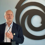 Ubisoft-CEO Yves Guillemot bei der 30-Jahres-Feier von Ubisoft Mainz im Mai 2025 (Foto: GamesWirtschaft)