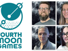 Fourth Moon Games: „Das klassische Publishing-Modell ist kaputt“ Die vier Gründer von Fourth Moon Games: Thomas Rössig, Martine Spaans, Thorsten Hamdorf und Claire Barilla.