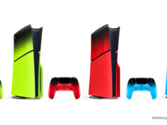 PlayStation 5 Hyperpop Collection erscheint am 12. März Die Farbauswahl der PlayStation 5 Hyperpop-Collection: Remix Green, Techno Red und Rhythm Blue.