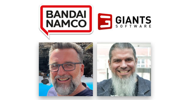 Bandai-Namco-Giants-Software-Vertrieb-040326 Sind sich handelseinig: Matthias Kolb (Country Manager Bandai Namco Entertainment Germany) und Boris Stefan (Head of Publishing Giants Software)