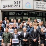 Die 'Gamerei' in München bildete den Rahmen für die Scheck-Übergabe an 14 Spiele-Studios durch Bayerns Digitalminister Fabian Mehring (Freie Wähler).