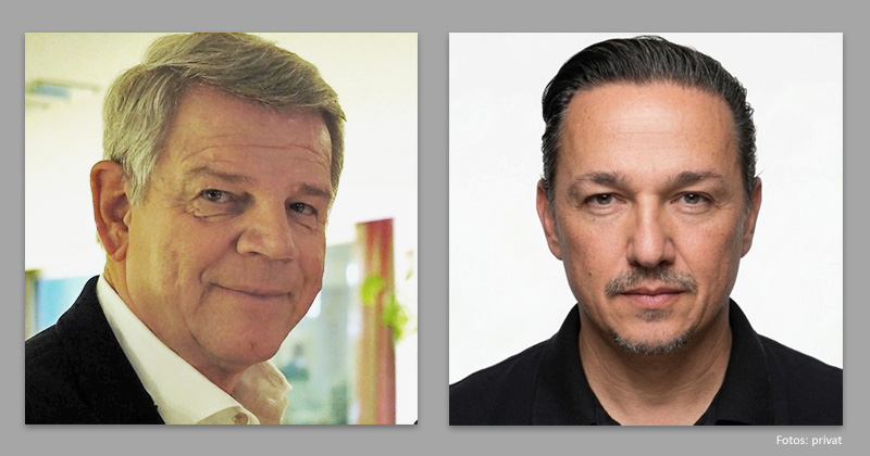 Führen das Lebenswerk von Peter Brücker fort: Sigi Pfeffer führt die Geschäfte bei Marketpoint - Deniz Salim Dinç steuert AMS Neue Medien.