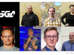 SGA-Plugins für Unreal, Unity und Godot sparen bis zu 15 Prozent Akku-Laufzeit Obere Reihe: die SGA-Gründer Jiri Kupiainen, Benjamin Abraham und Maria Wagner. Untere Reihe: Torbjorn Söderman (GOALS), Ashe Foltin (Bold Beetle Games), Hauke Thißen (Deck 13) und Oliver Stock (Walk the Frog).