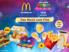 Super Mario Galaxy Film: McDonald’s legt Specials auf Pilz-Sauce, Sterne-Cracker, Sammlermünzen: McDonald's hat den Super Mario Galaxy Film durchgespielt.