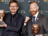 BAFTA Games Awards 2026: Clair Obscur: Expedition 33 als ‚Best Game‘ ausgezeichnet Prokop Jirsa und Tobias Stolz-Zwilling von Warhorse Studios nehmen die BAFTA Games Awards 2026 für Kingdom Come Deliverance 2 in der Kategorie 'Narrative' entgegen.