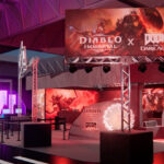 Blizzard und Bethesda feiern die Diablo X Doom-Aktion am Webedia-Stand auf der Caggtus Leipzig 2026.