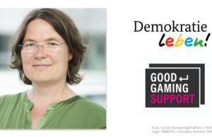 Demokratie leben: Grüne warnen vor „Kahlschlag“ bei Fördermitteln für Games-Projekte Die Grünen-Abgeordnete Andrea Lübcke warnt vor einer Kürzung von 'Demokratie leben'-Fördermitteln für das Projekt Good Gaming Support.